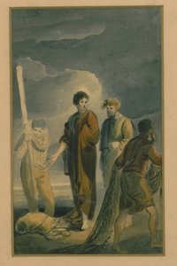 Kohtaus elokuvasta "Perikles, Tyyron prinssi", noin 1790-1819.